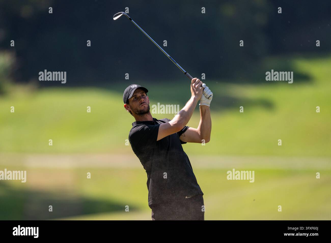 Software J Link HONG KONG, CHINA - OCTOBER 23: Thomas Pieters of Belgium plays his ...