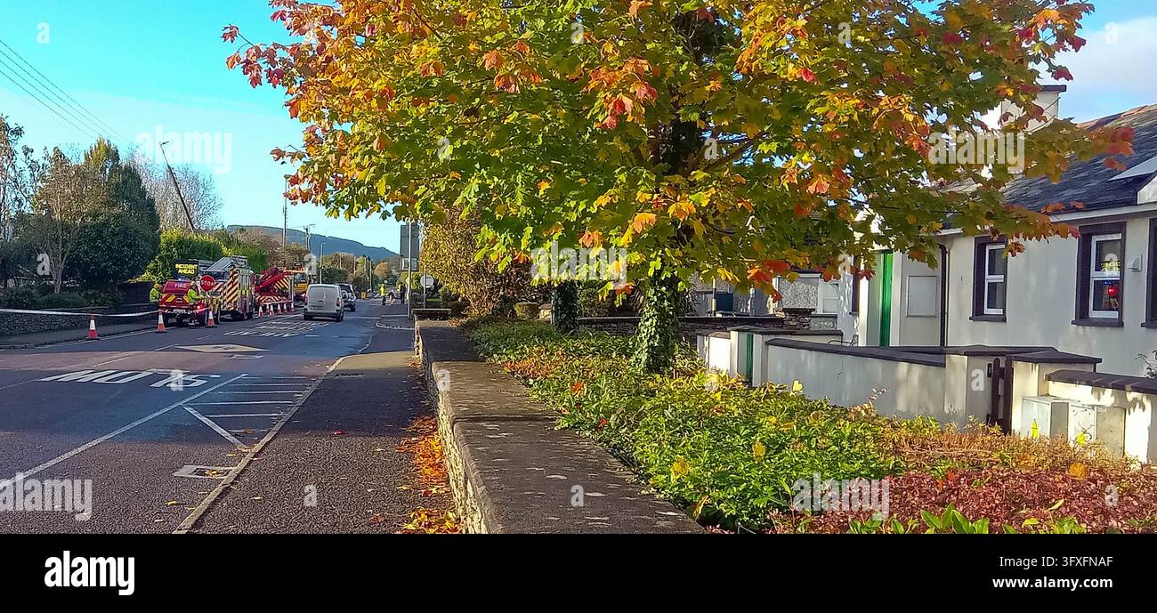 Dunmanway West Cork, Ireland Friday 23 Oct 2026; Fire Service crews ...