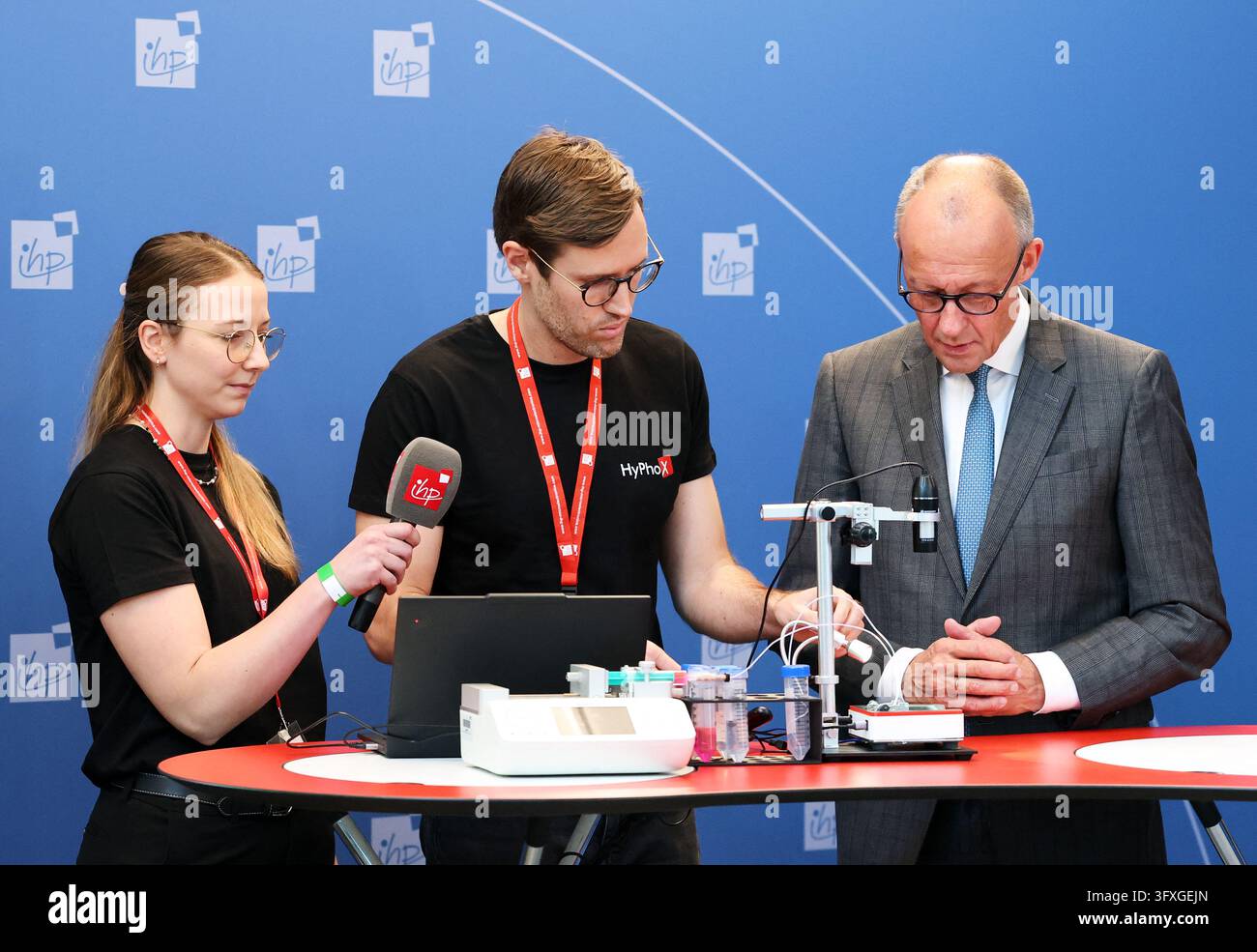 23 October 2026, Brandenburg, Frankfurt (Oder): Chancellor Friedrich ...