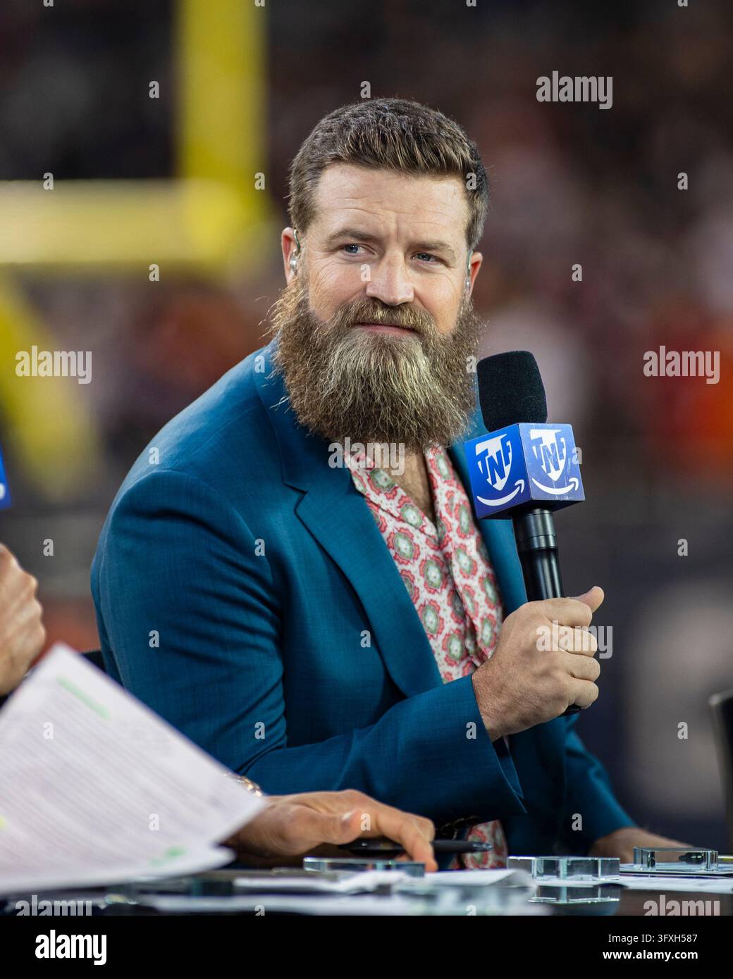 October 22, 2026: Amazon Prime Video analyst Ryan Fitzpatrick during ...