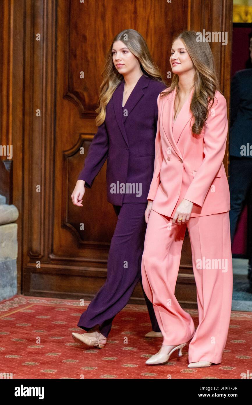 Princess Crown Vector R Crown Princess Leonor, Infanta Sofia during the 2026 Audience of the ...
