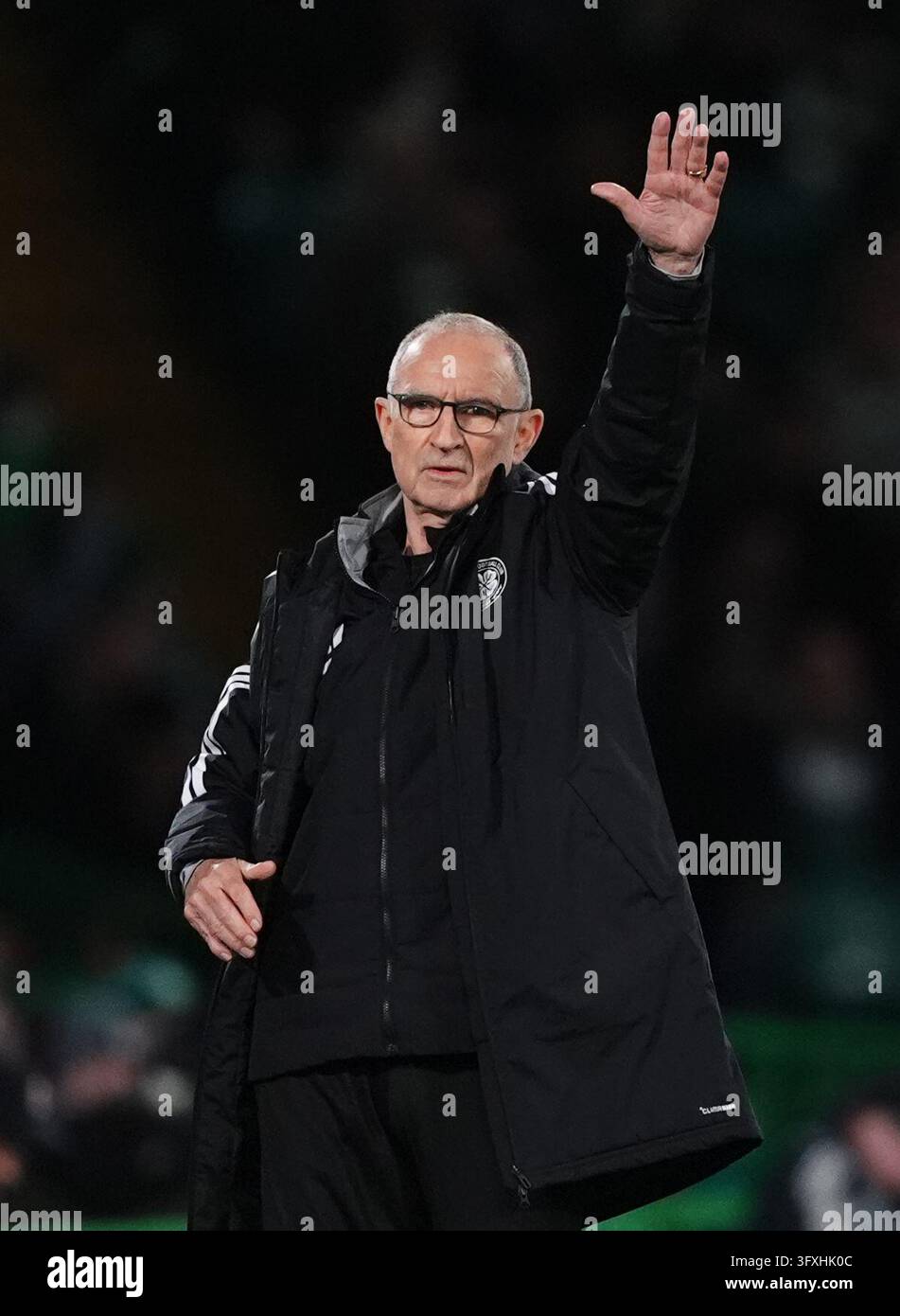 Date Image Celtic manager Martin O'Neill during the UEFA Europa League match at ...