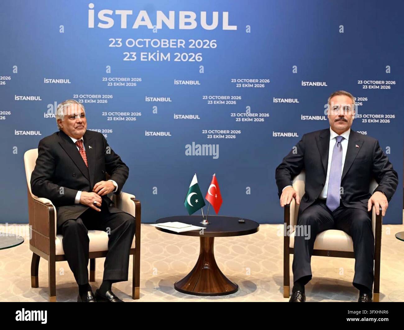 Level Set Image Segmentation ISTANBUL, TURKEY - 23-Oct-2026: Pakistan's Deputy Prime Minister and ...