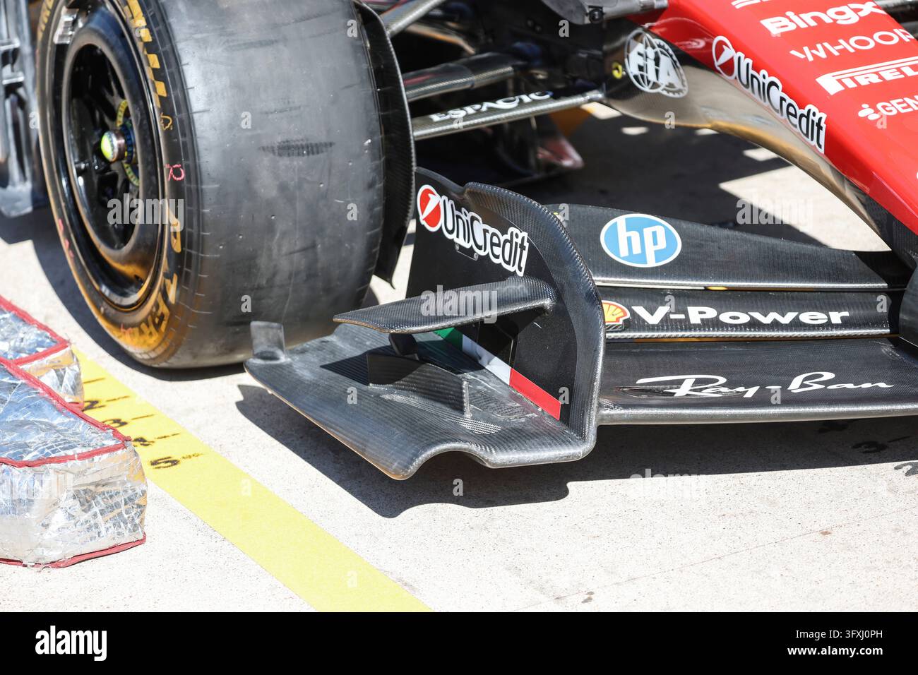 Scuderia Ferrari SF-26, mechanical detail front wing aerodynamism ...