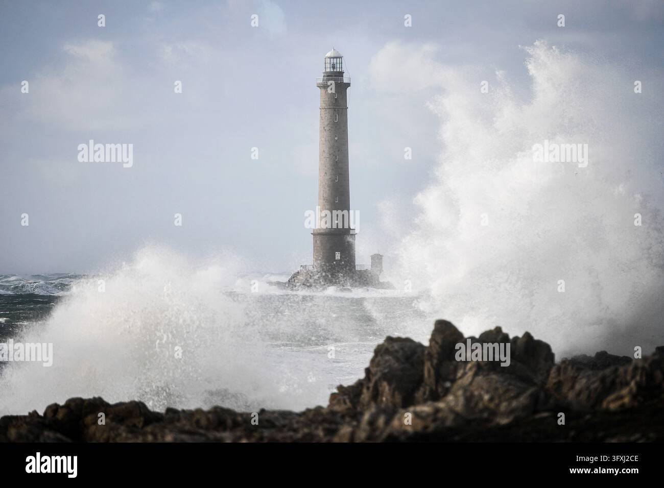 ©PHOTOPQR/OUEST FRANCE/Charles BURY ; GOURY ; 23/10/2026 ; La tempete ...