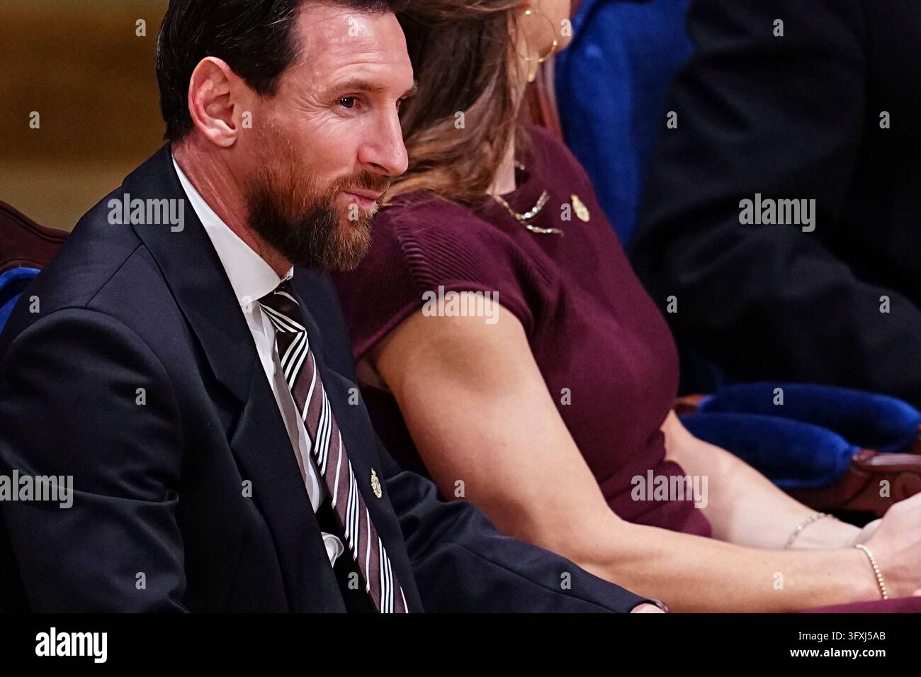 Lionel Messi attends the Princess of Asturias Awards ceremony in Oviedo ...