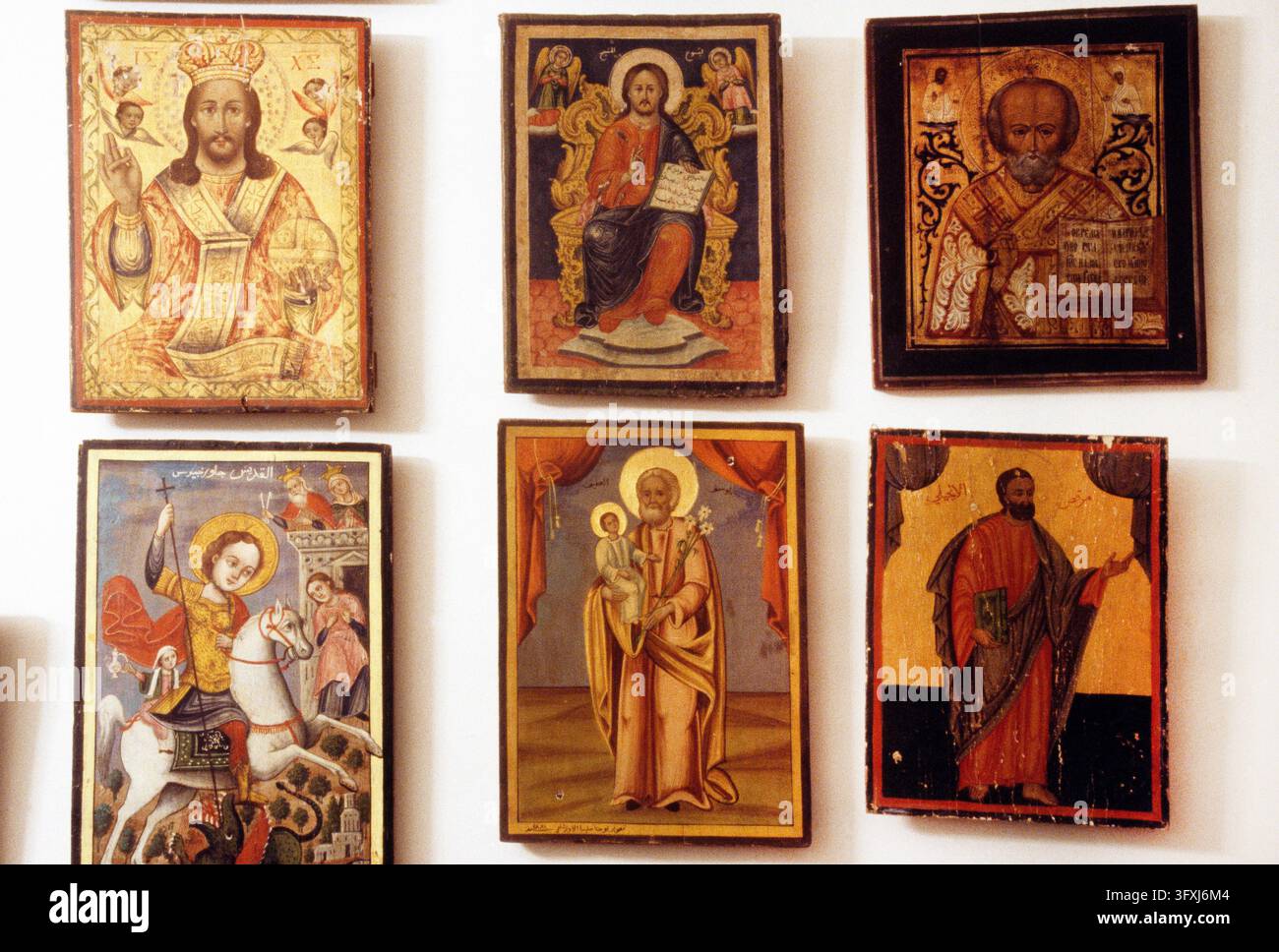 Russian Orthodox icons Bekaa Lebanon Stock Photo - Alamy