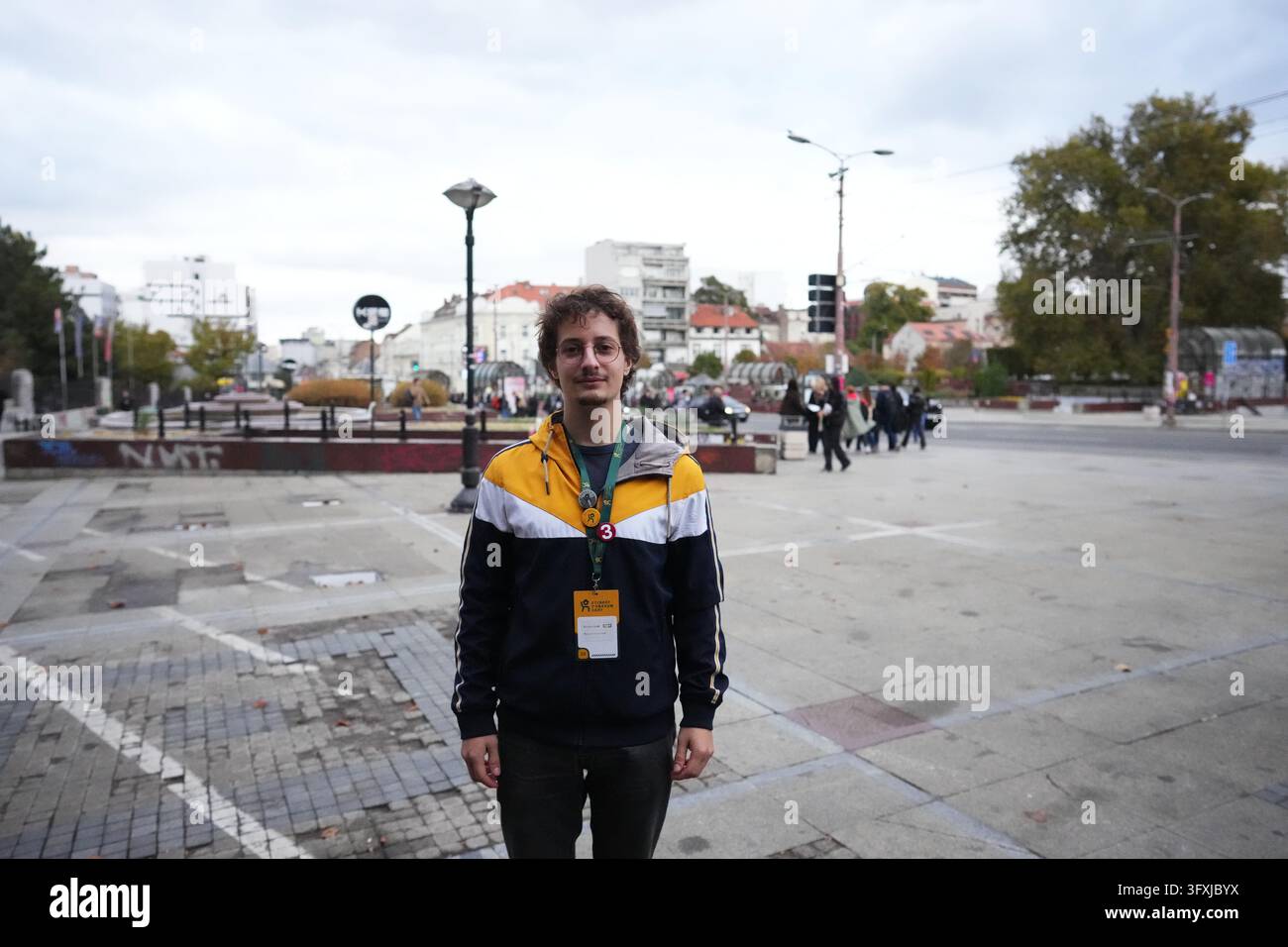 Vojislav Adamovic, student of architecture, from Belgrade, 24, poses ...