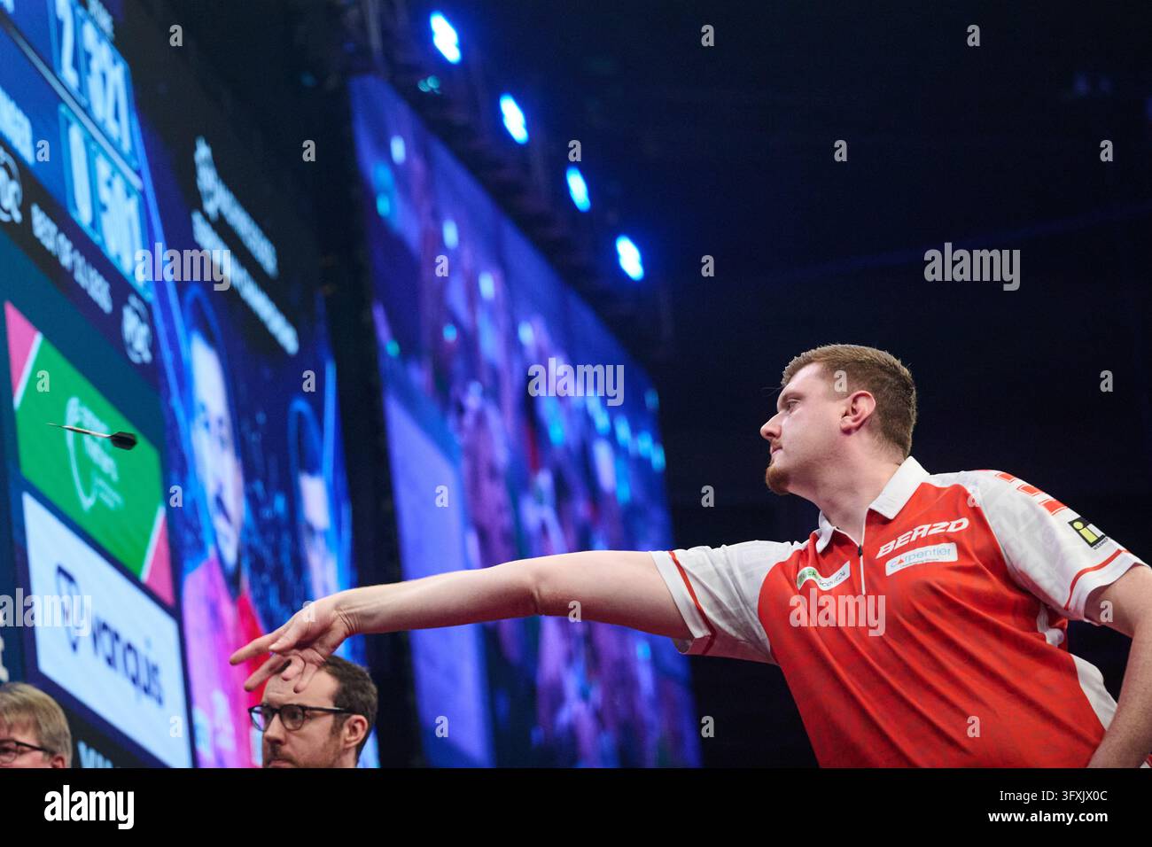 Darts Vector Graphics 23 October 2026, North Rhine-Westphalia, Dortmund: Darts, Men: European ...
