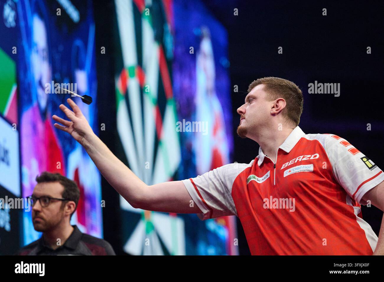 Darts Vector Graphics 23 October 2026, North Rhine-Westphalia, Dortmund: Darts, Men: European ...