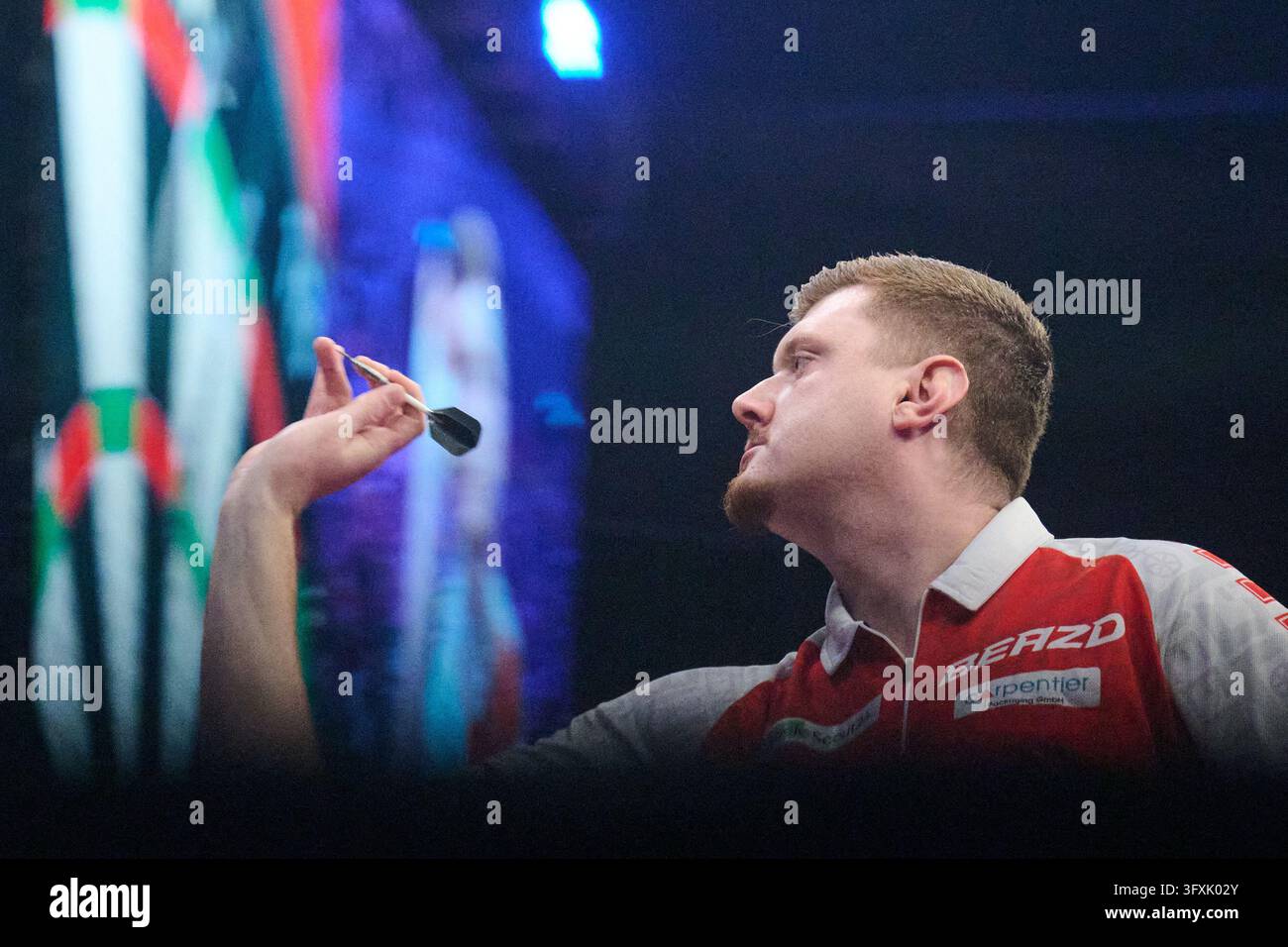 Darts Vector Graphics 23 October 2026, North Rhine-Westphalia, Dortmund: Darts, Men: European ...
