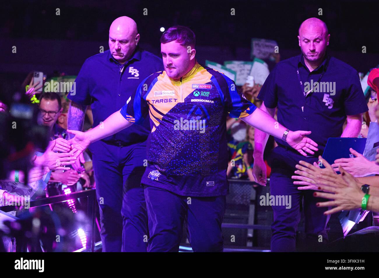 Darts Vector Graphics 23 October 2026, North Rhine-Westphalia, Dortmund: Darts, Men: European ...