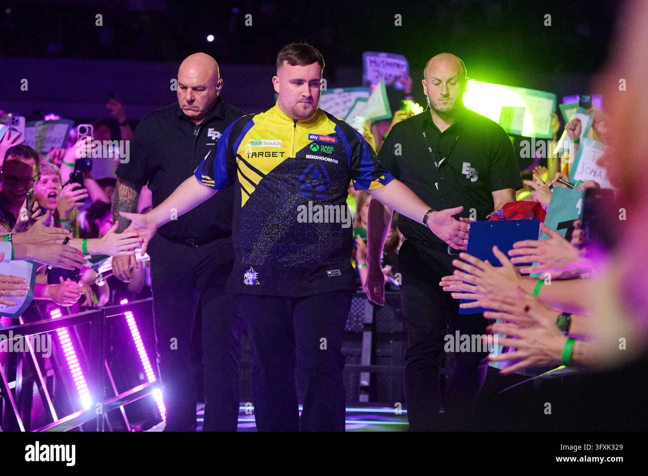 Darts Vector Graphics 23 October 2026, North Rhine-Westphalia, Dortmund: Darts, Men: European ...
