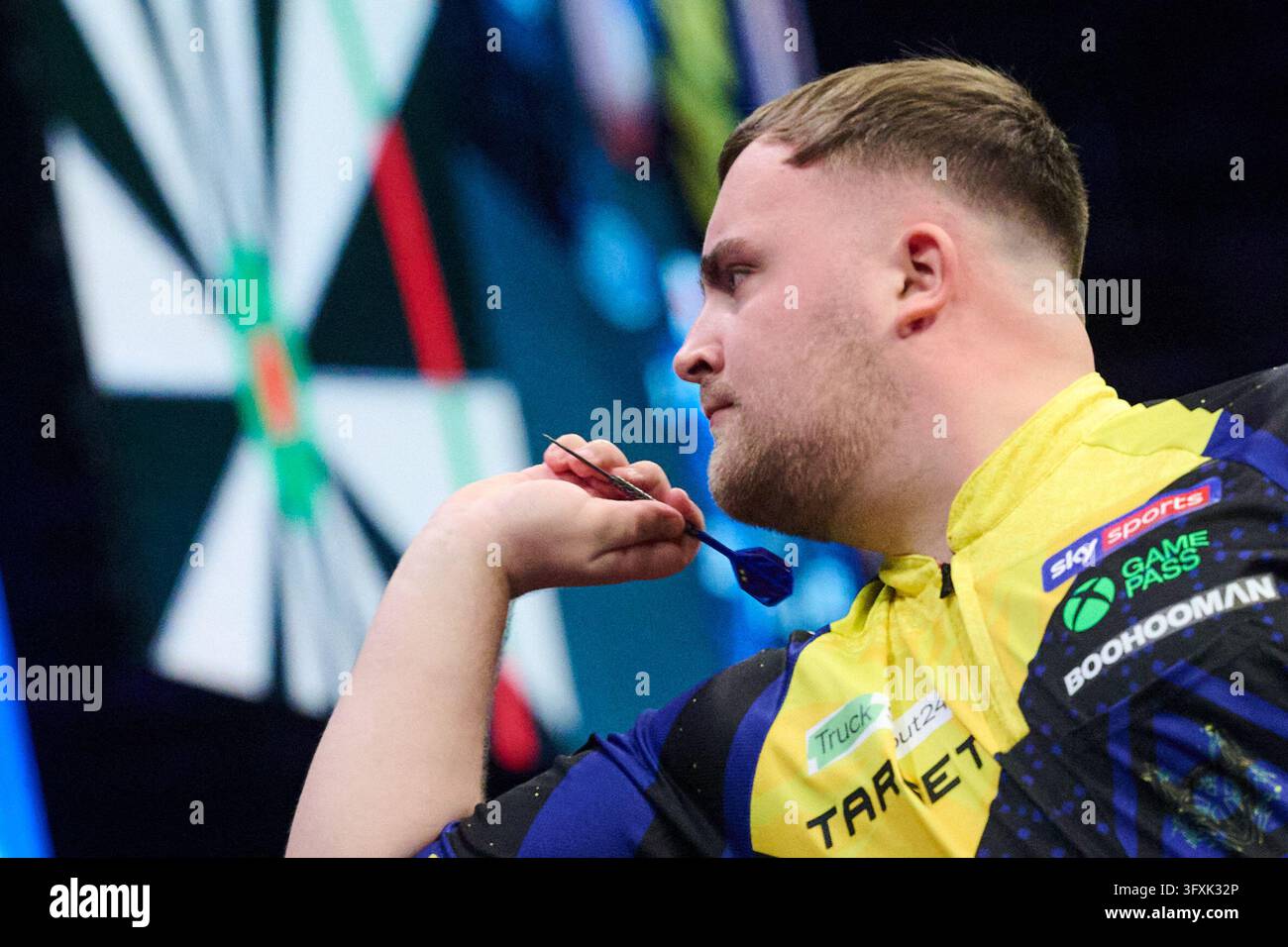 Darts Vector Graphics 23 October 2026, North Rhine-Westphalia, Dortmund: Darts, Men: European ...