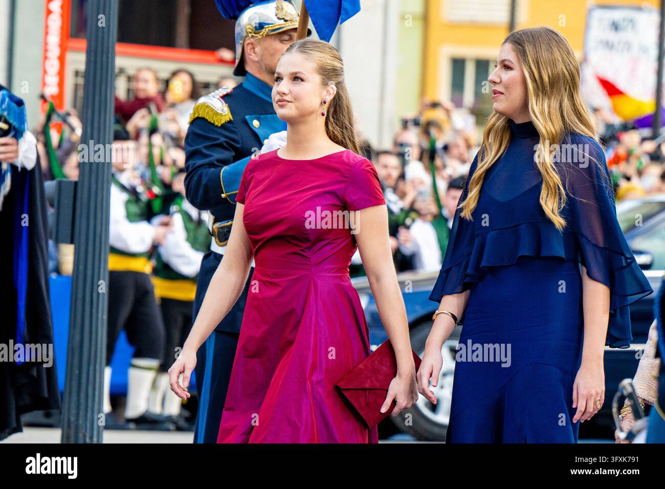 Crown Princess Leonor, Infanta Sofia during the 2026 Princess of ...