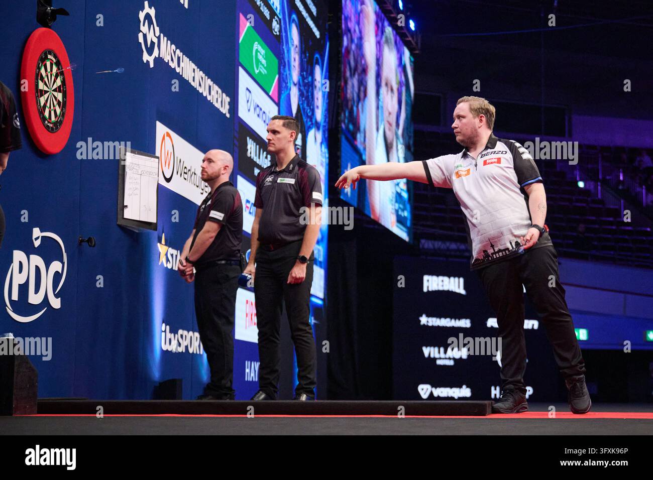 Darts Vector Graphics 23 October 2026, North Rhine-Westphalia, Dortmund: Darts, Men: European ...