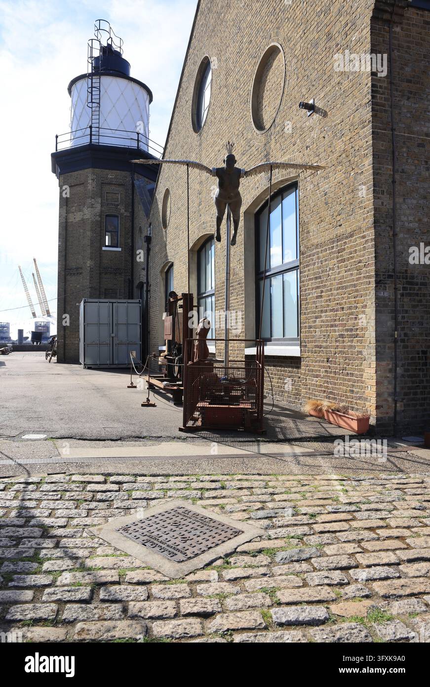 Historical landmark at Trinity Buoy Wharf, the last remaining Iconic ...