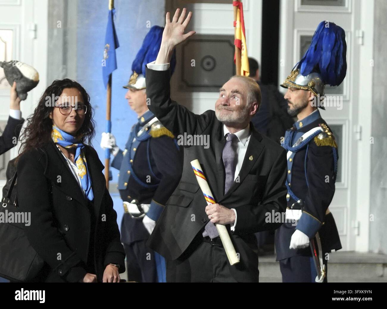 during the Princess of Asturias Awards 2026 in Oviedo, on Friday 23 ...