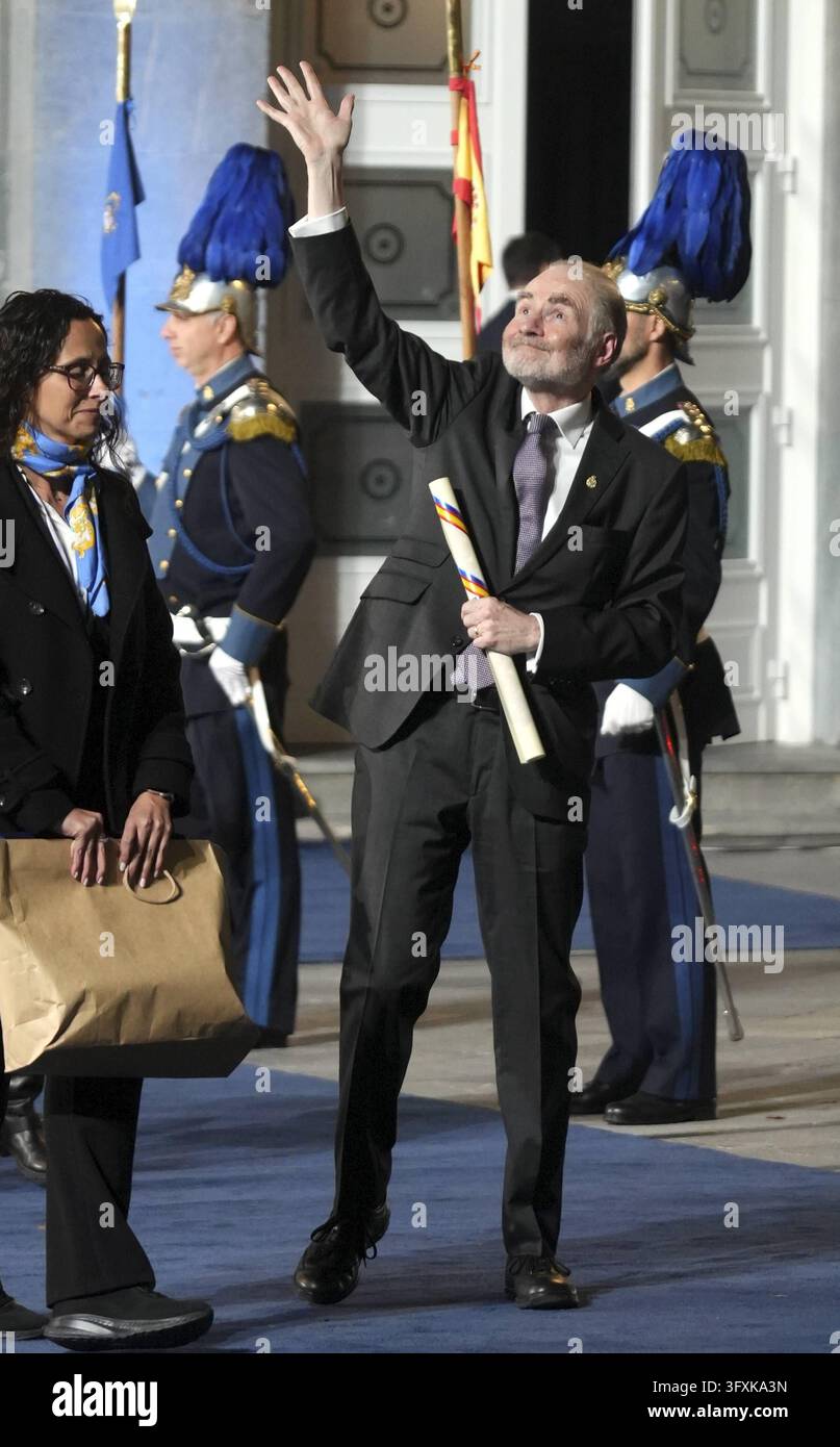 during the Princess of Asturias Awards 2026 in Oviedo, on Friday 23 ...