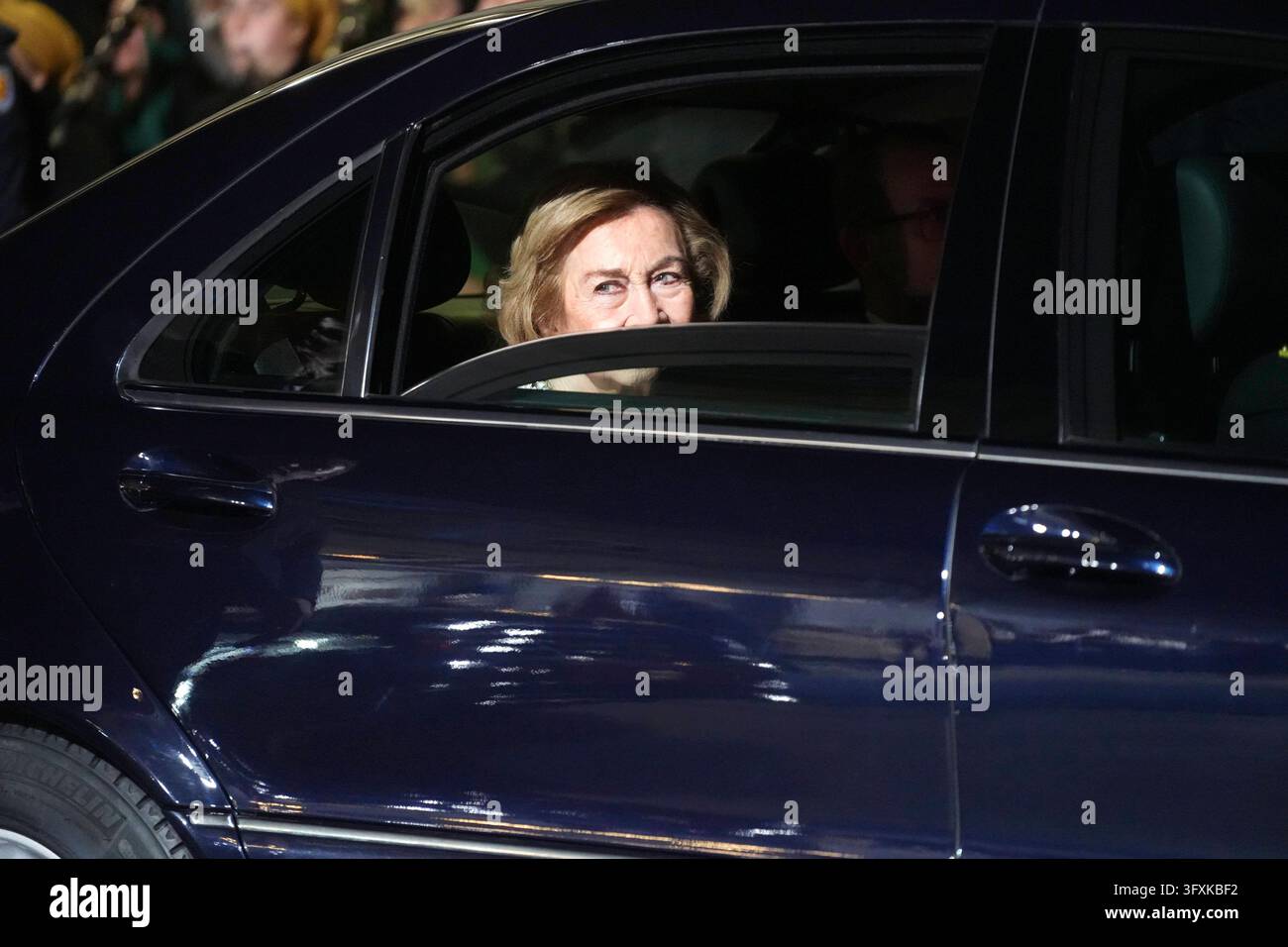 Spanish King Felipe VI and Queen Letizia during the Princess of ...