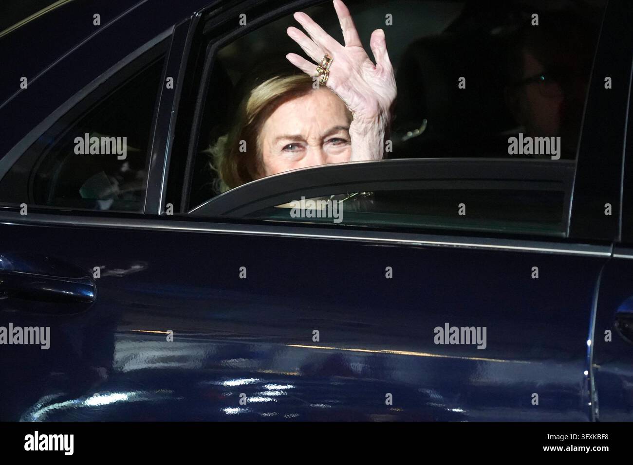 Spanish King Felipe VI and Queen Letizia during the Princess of ...
