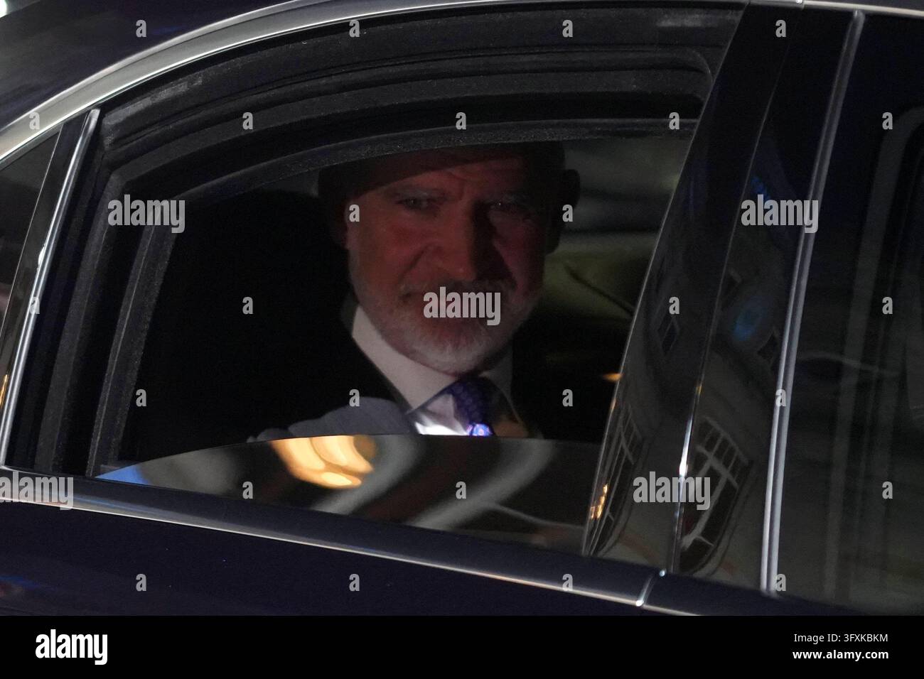 Spanish King Felipe VI and Queen Letizia during the Princess of ...