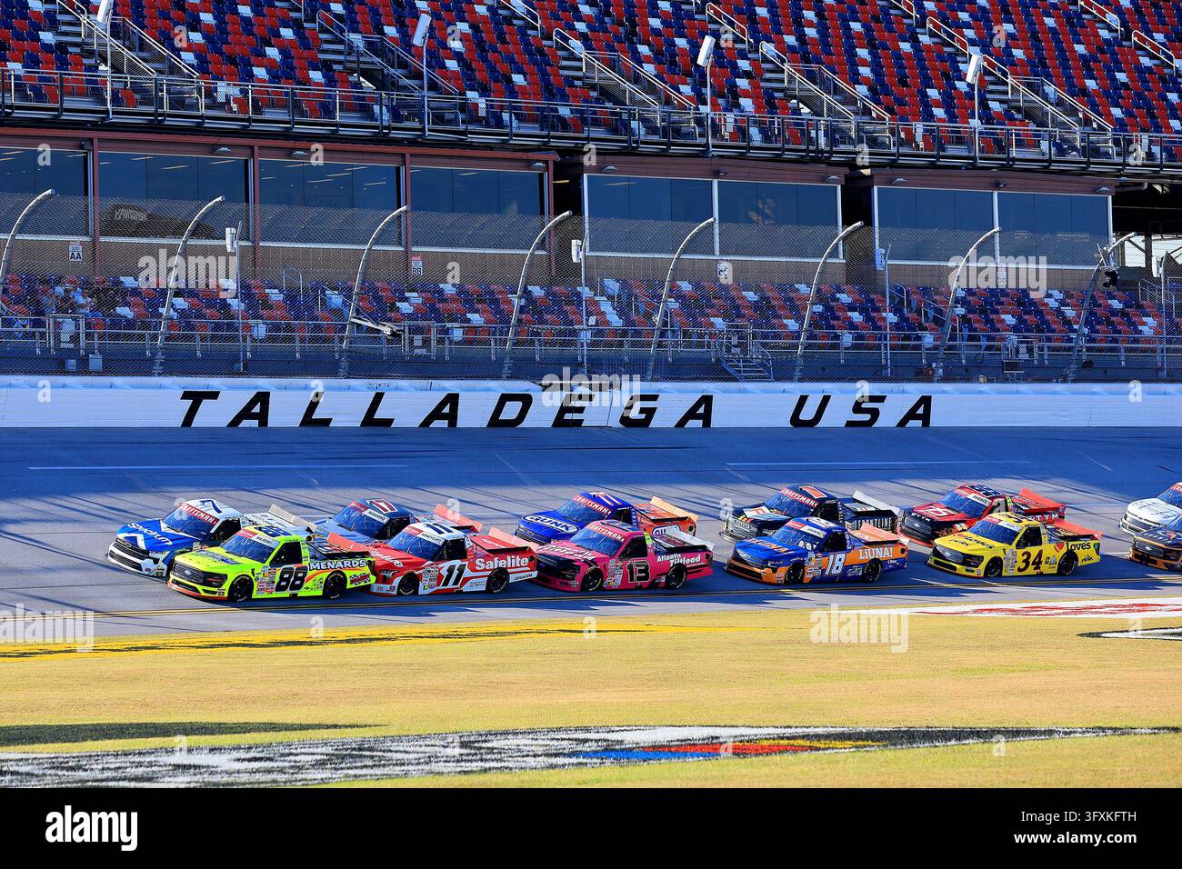 TALLADEGA, AL - OCTOBER 23: Ty Majeski (#88 ThorSport Racing Ideal Door ...