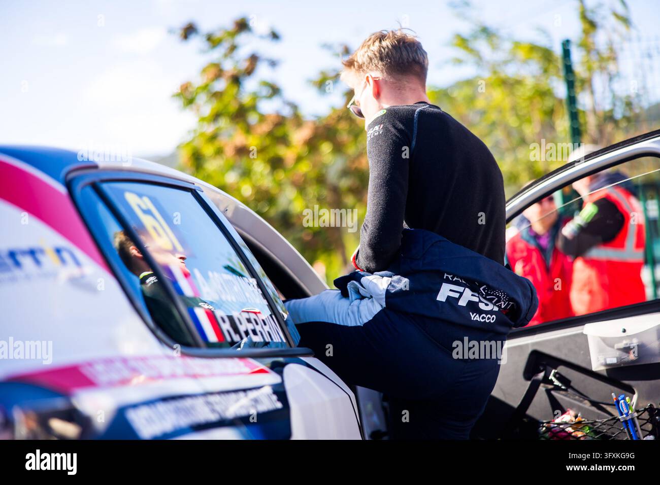 PERRIN Romain, GOUTRY-ANDRE Albin, Peugeot 208 FR6, portrait during the ...