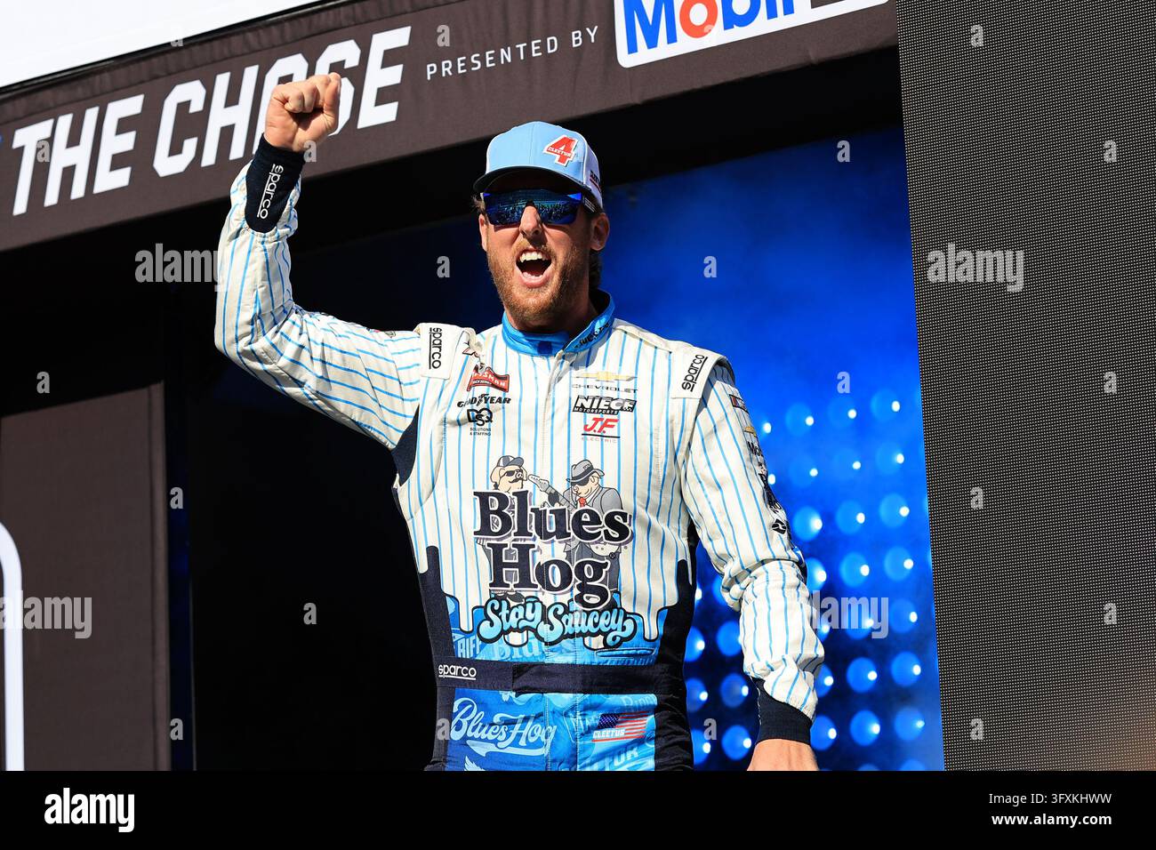 TALLADEGA, AL - OCTOBER 23: Cleetus McFarland (Garrett Mitchell) (#4 ...
