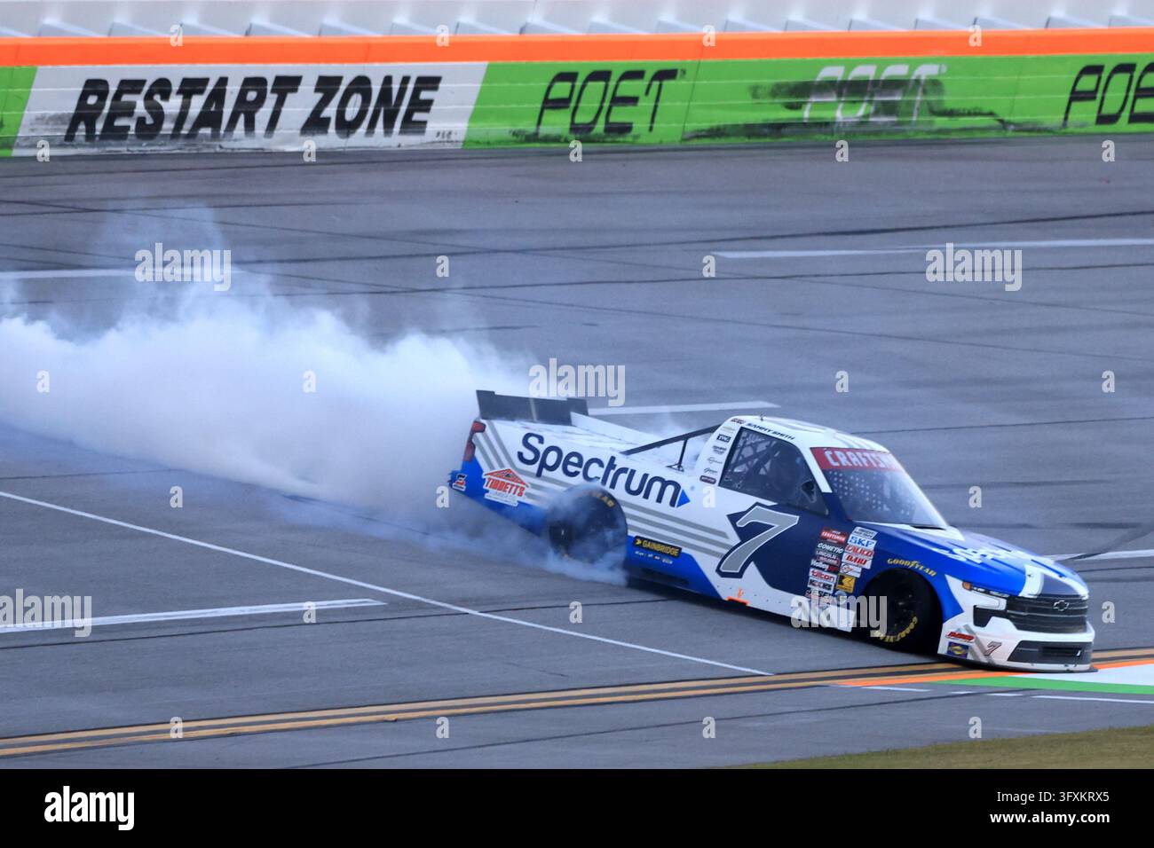 TALLADEGA, AL - OCTOBER 23: Sammy Smith (#7 Spire Motorsports Spectrum ...
