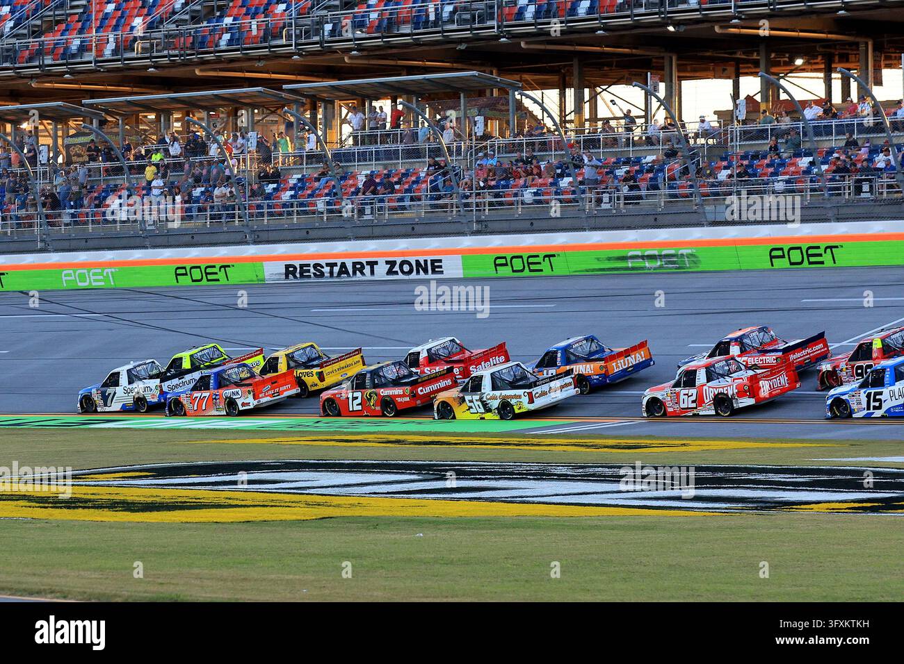 TALLADEGA, AL - OCTOBER 23: Sammy Smith (#7 Spire Motorsports Spectrum ...