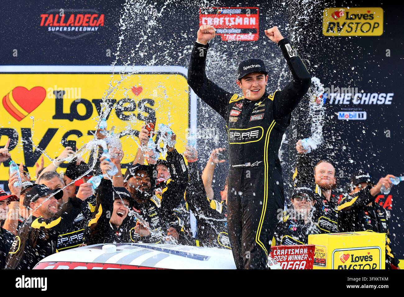 TALLADEGA, AL - OCTOBER 23: Sammy Smith (#7 Spire Motorsports Spectrum ...