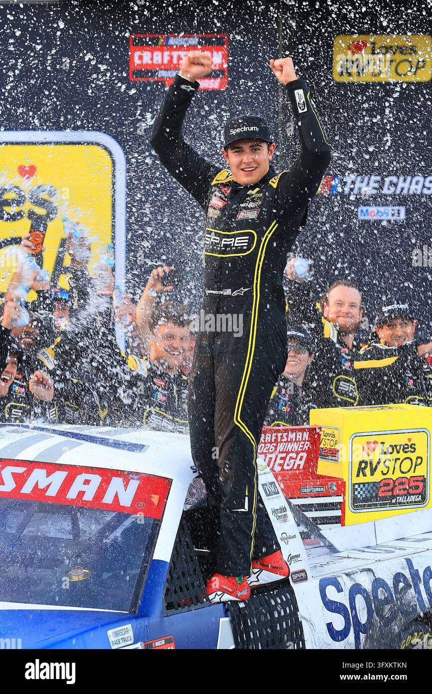 TALLADEGA, AL - OCTOBER 23: Sammy Smith (#7 Spire Motorsports Spectrum ...
