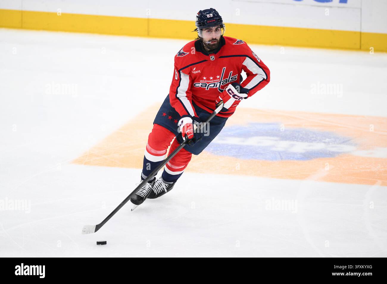 Washington Capitals right wing Alex Tuch (89) in action during the ...