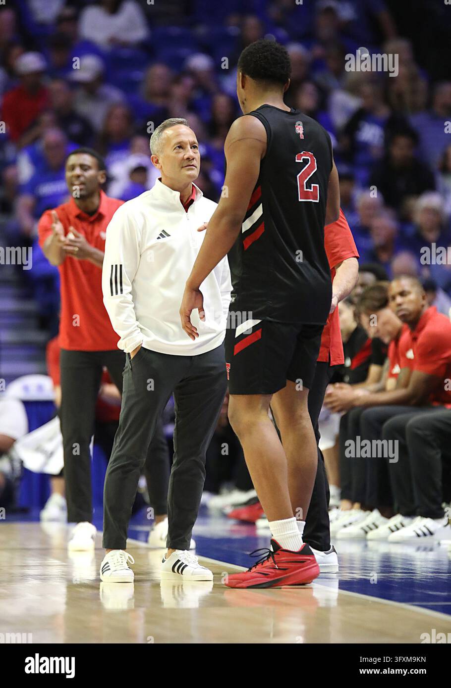 LEXINGTON, KY - OCTOBER 23: Texas Tech Red Raiders head coach Grant ...