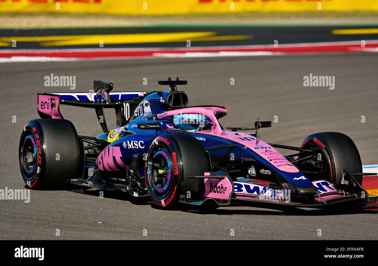 Fra Formel Pierre Gasly (FRA), BWT Alpine Formula One Team, #10 USA, Formel 1 ...