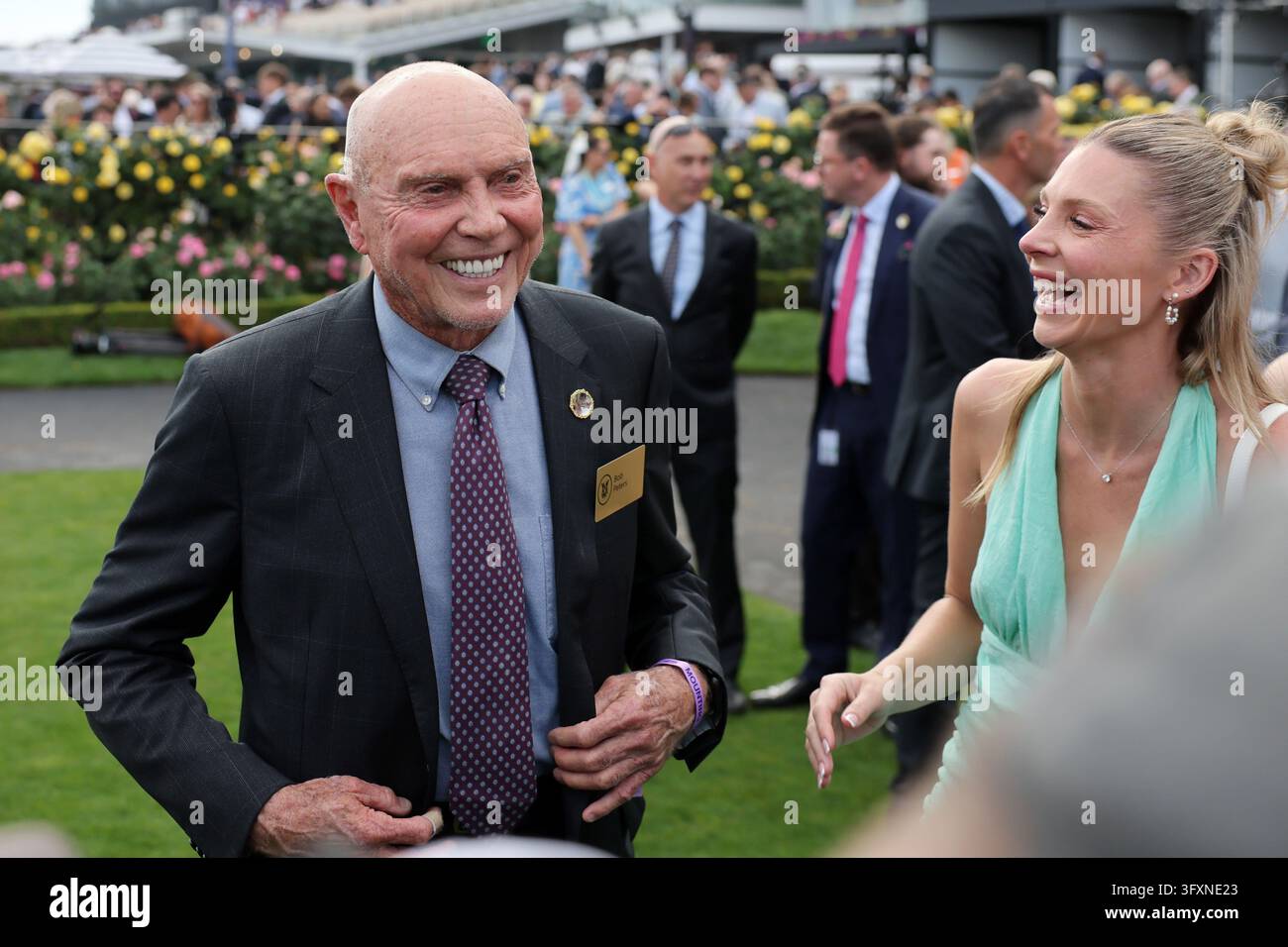 Cosmic Crusader owner Bob Peters after Jockey William Pike rides Cosmic ...