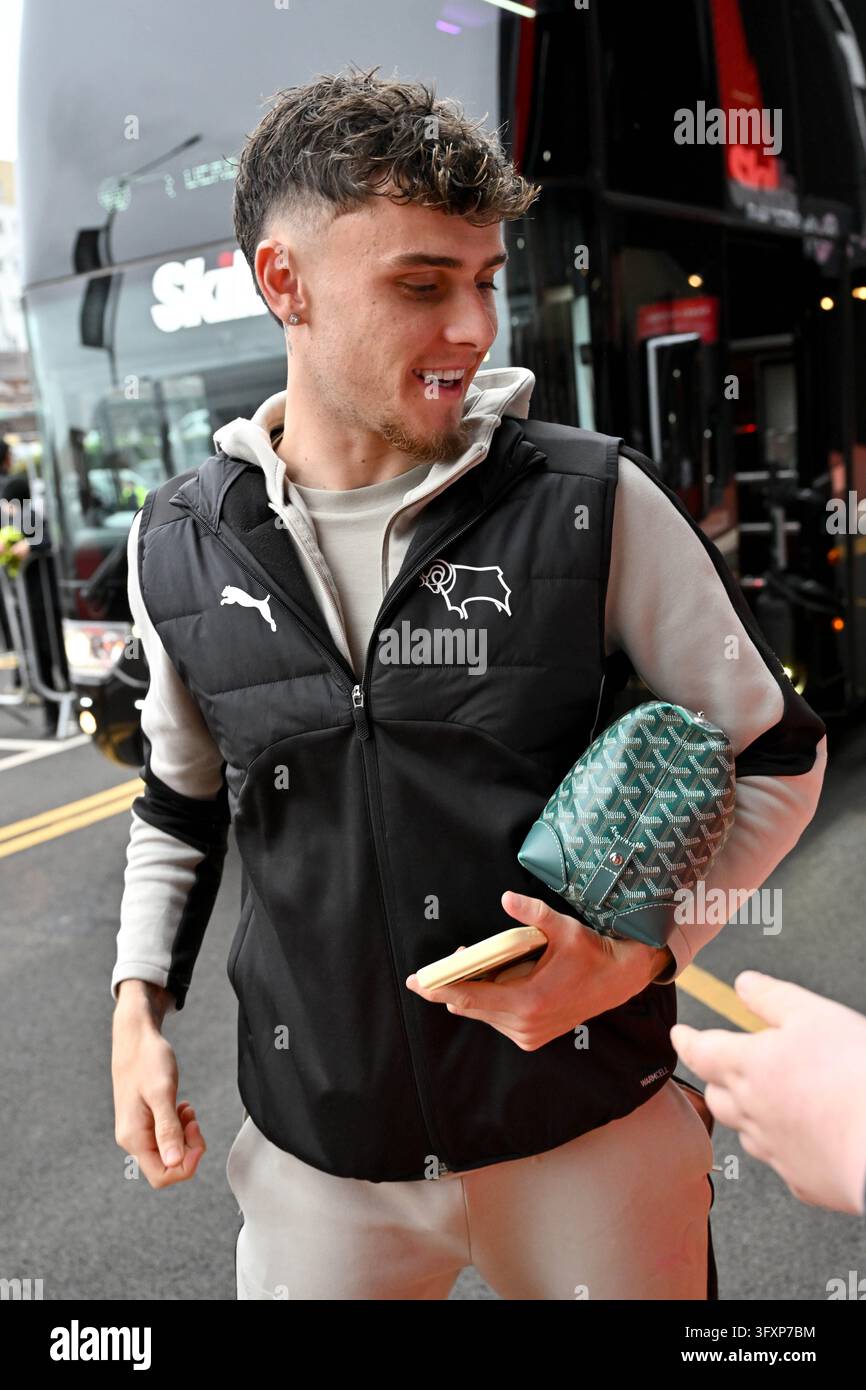 Date Image Derby County's Bobby Clark before the Sky Bet Championship match at ...