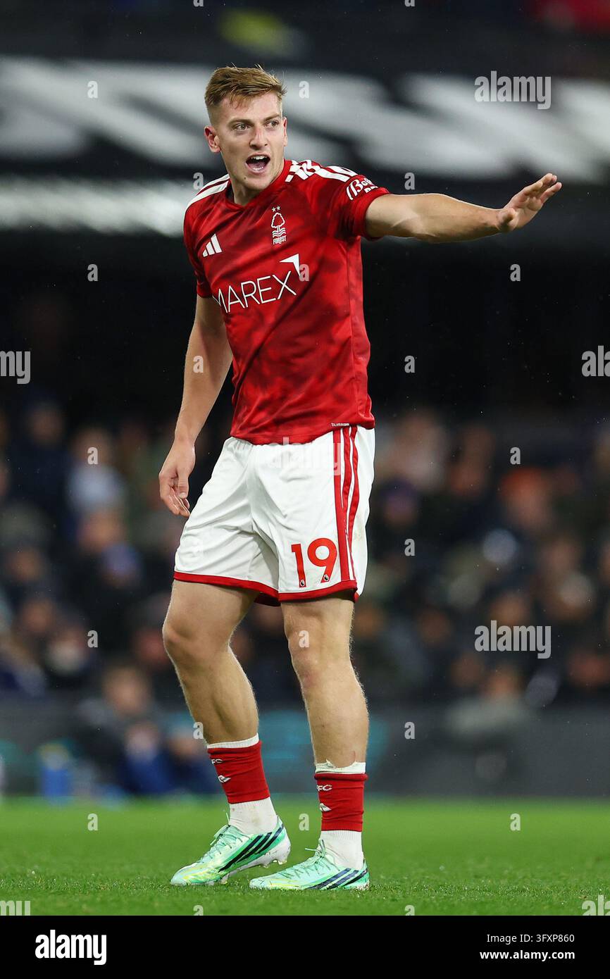 Ipswich, England, 23rd October 2026. Liam Delap of Nottingham Forest ...
