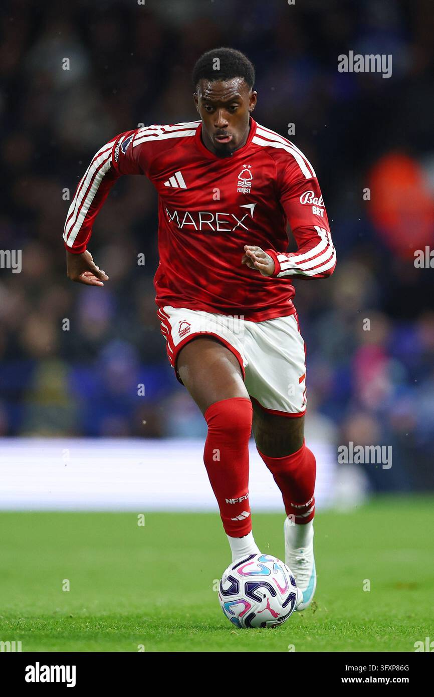 Ipswich, England, 23rd October 2026. Callum Hudson-Odoi of Nottingham ...