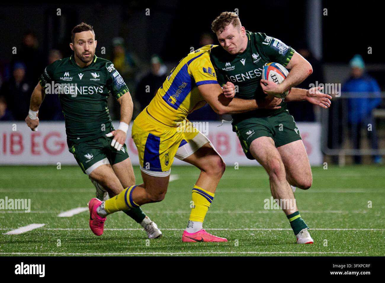 Cathal Forde of Connacht runs with the ball during the United Rugby ...