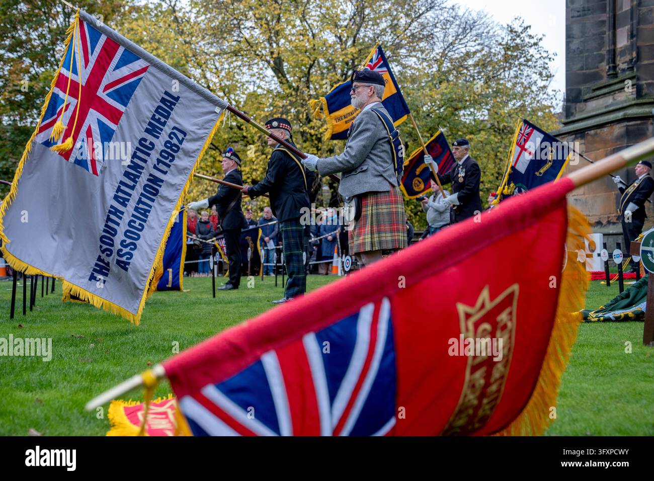 Date Image Standard bearers during the Service of Dedication for the Edinburgh ...