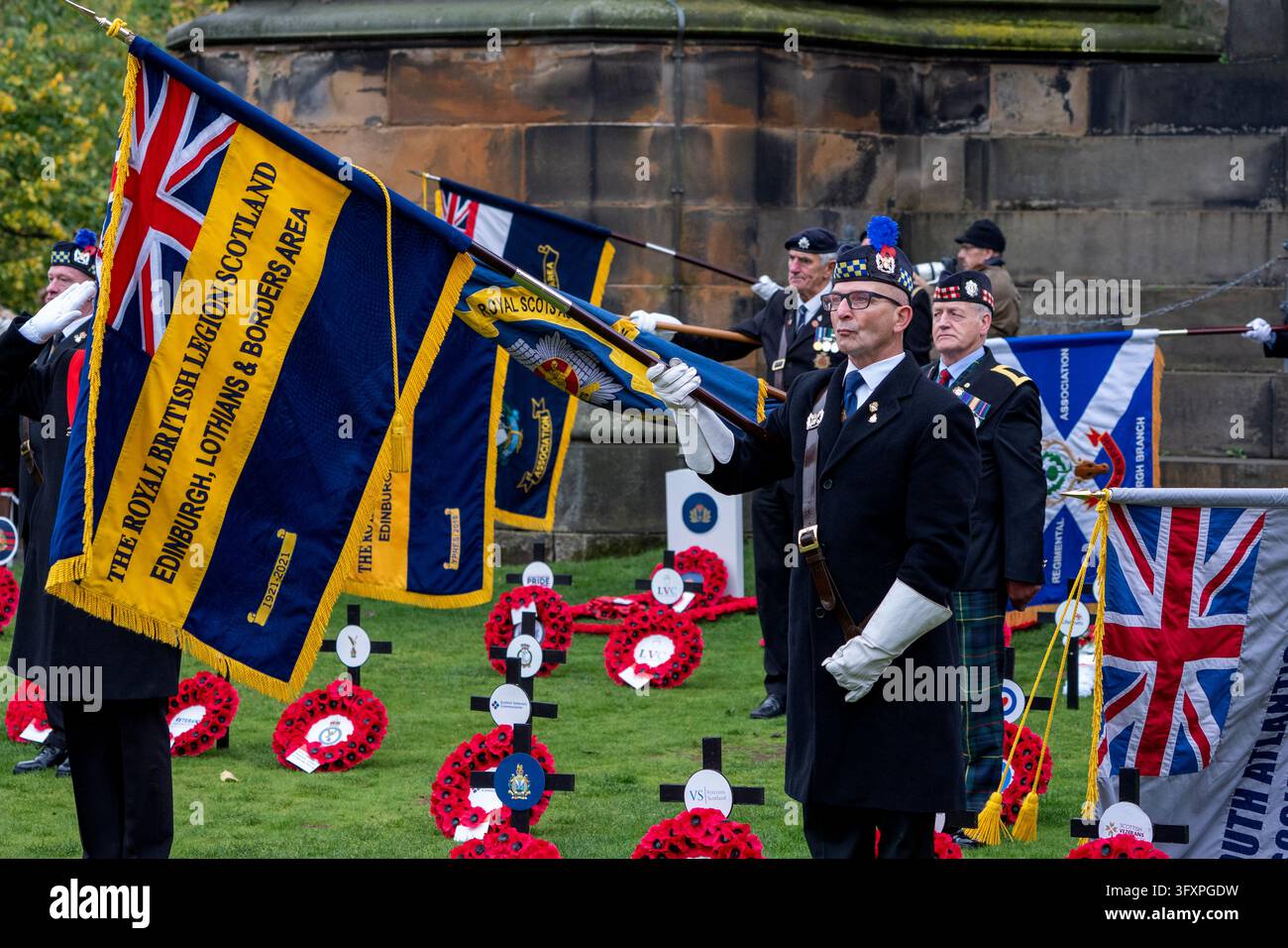 Date Image Standard bearers during the Service of Dedication for the Edinburgh ...