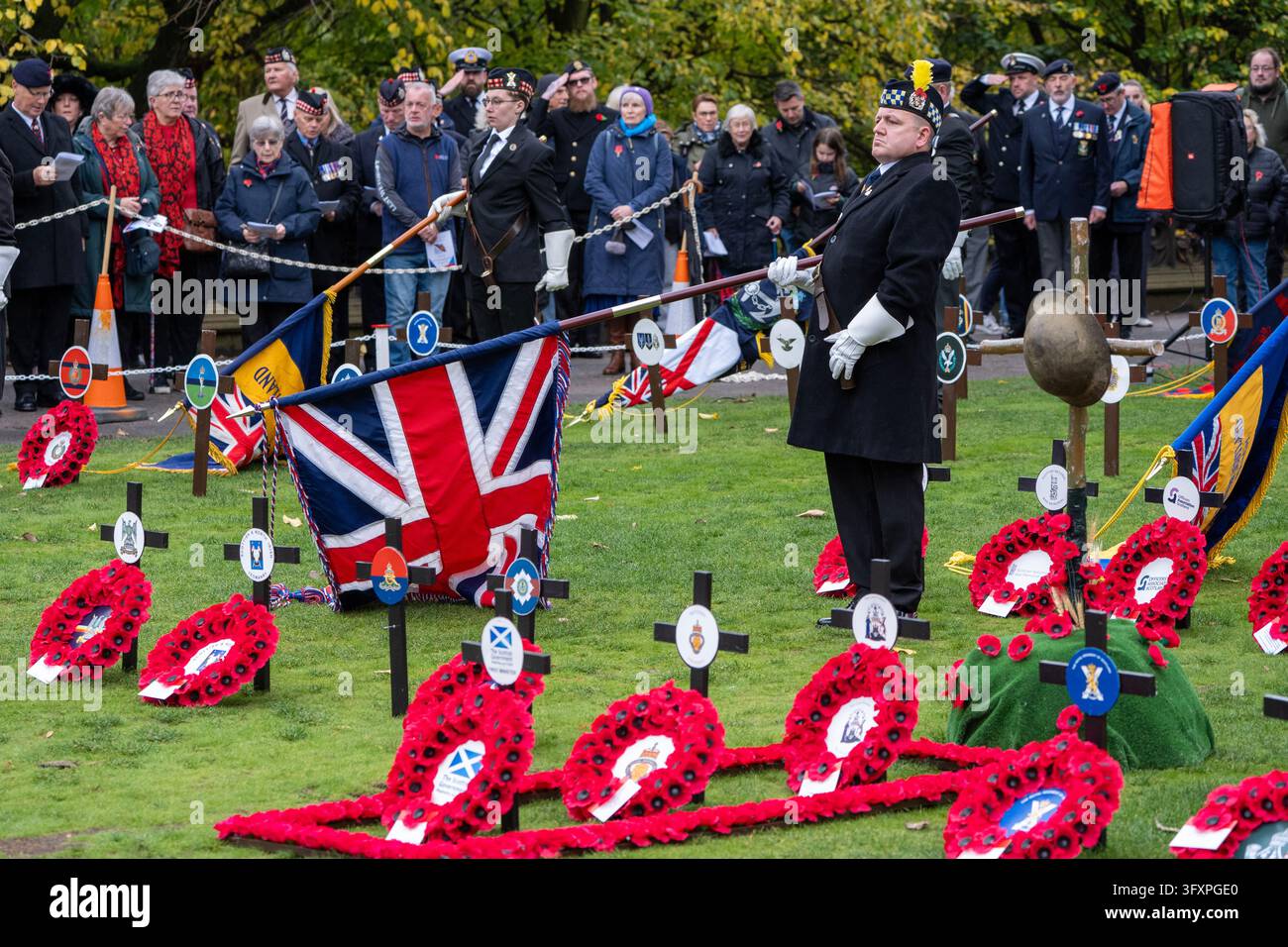 Date Image Standard bearers during the Service of Dedication for the Edinburgh ...