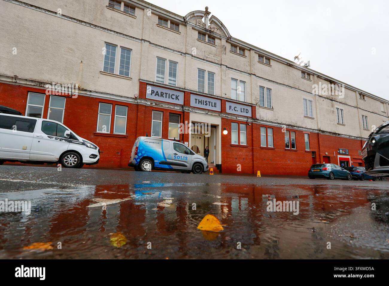 Jacobs Vector General view of Firhill Stadium before the William Hill Championship ...