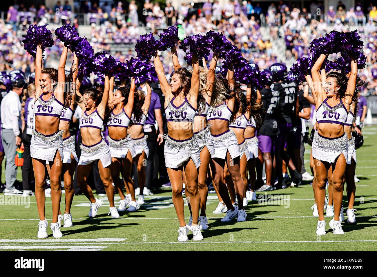 FORT WORTH, TX - OCTOBER 24: The Texas Christian University Horned ...