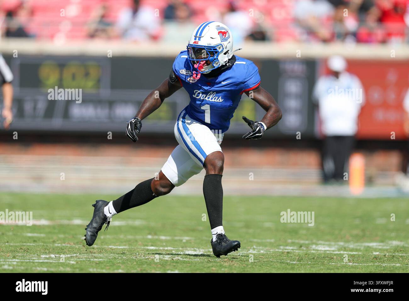 Oct 24, 2026; Southern Methodist University Mustangs safety Jarvis Lee ...