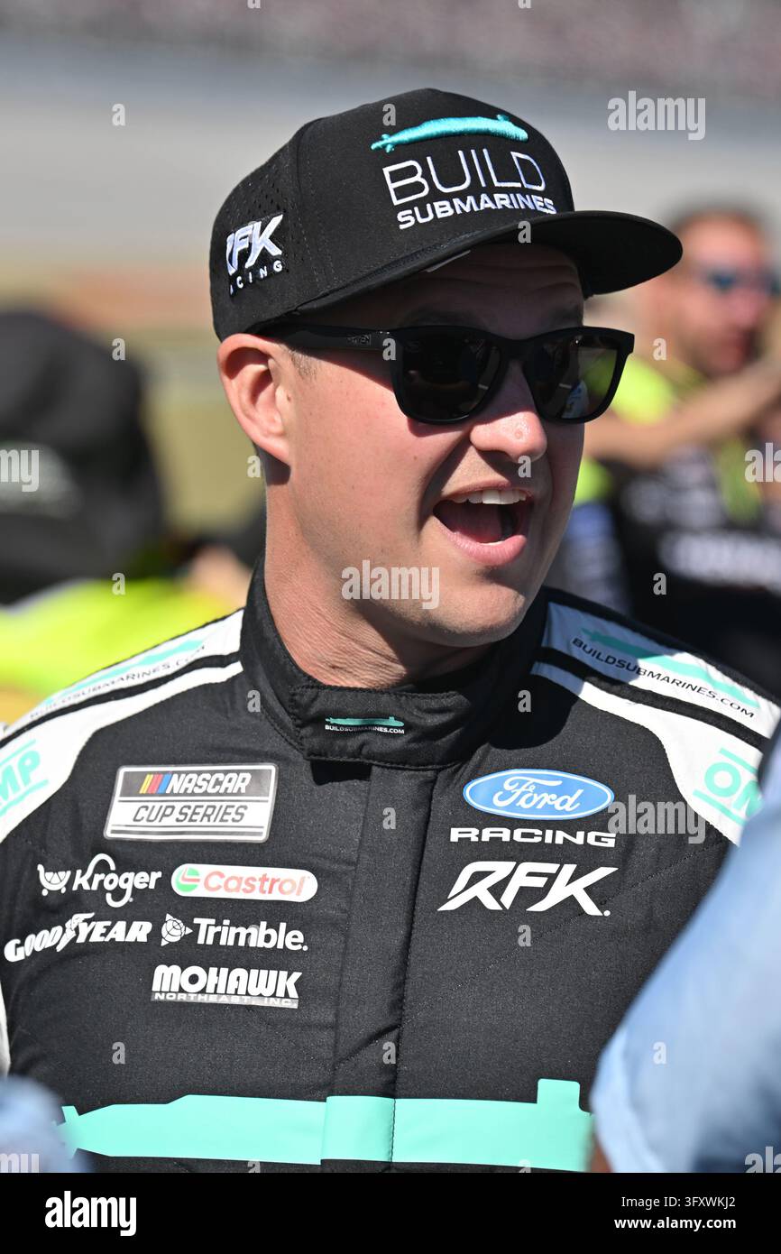 TALLADEGA, AL - OCTOBER 24: Ryan Preece (#60 RFK Racing BuildSubmarines ...