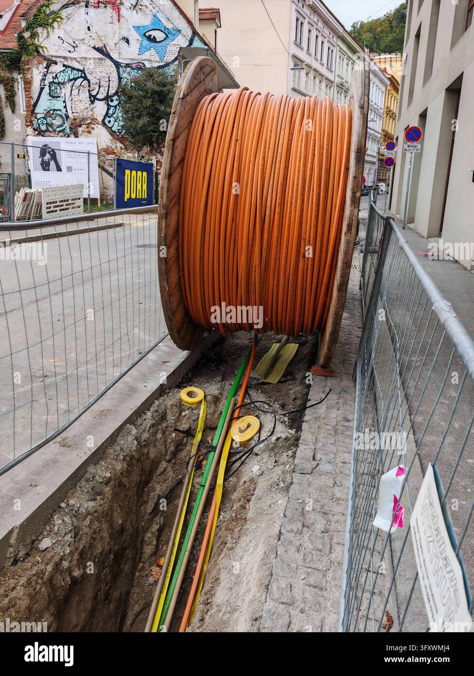 fiber optic cables for online communication, telecommunications ...
