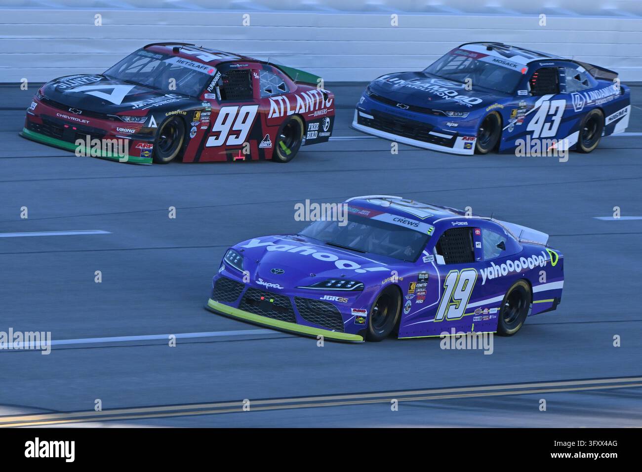 TALLADEGA, AL - OCTOBER 24: Brent Crews (#19 Joe Gibbs Racing Yahoo ...
